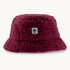 Comfort Lush Piped Stomp Bucket Hat / Color-Blk Cherry
