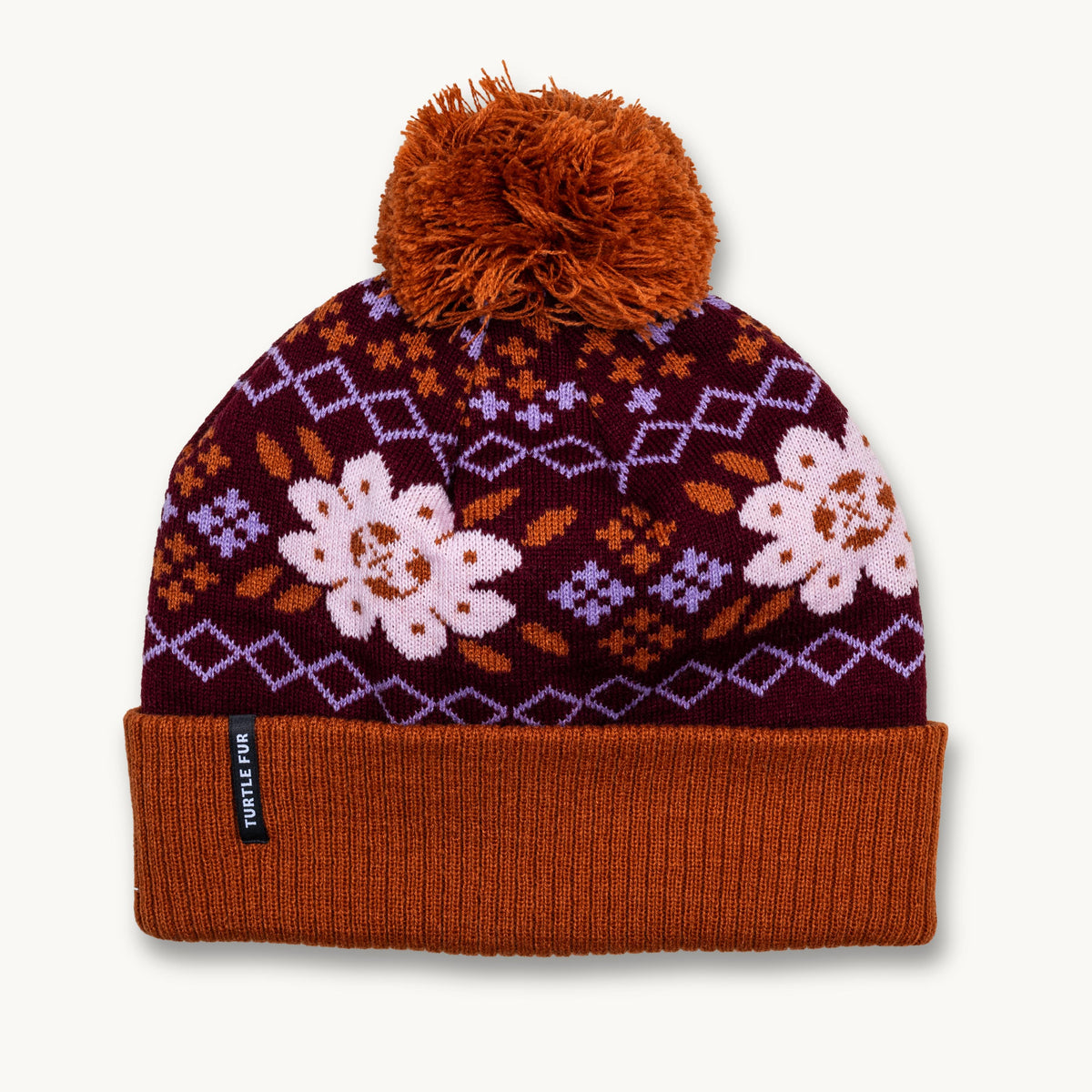 Hailee Beanie / Color-Cranberry