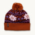 Hailee Beanie / Color-Cranberry