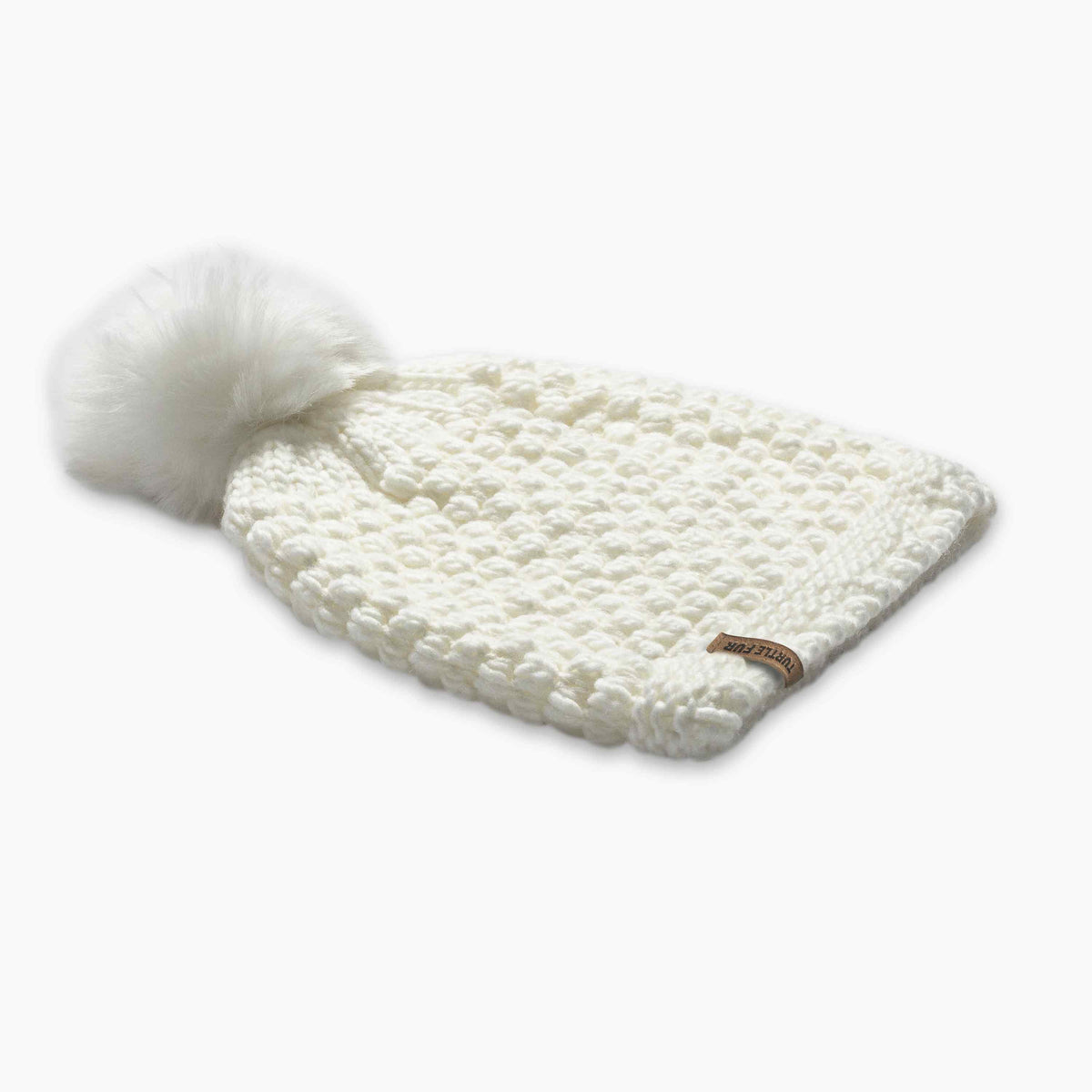 Snowfall Faux Fur Pom / Color-White