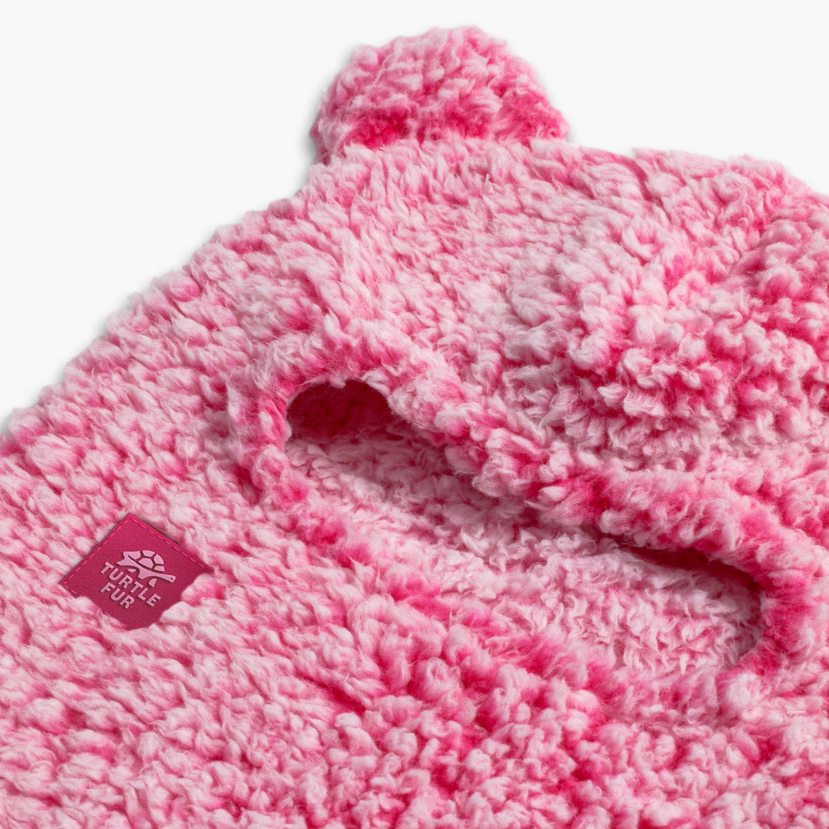 Kids Recycled Comfort Lush Bear Balaclava / Color-Luscious Pink