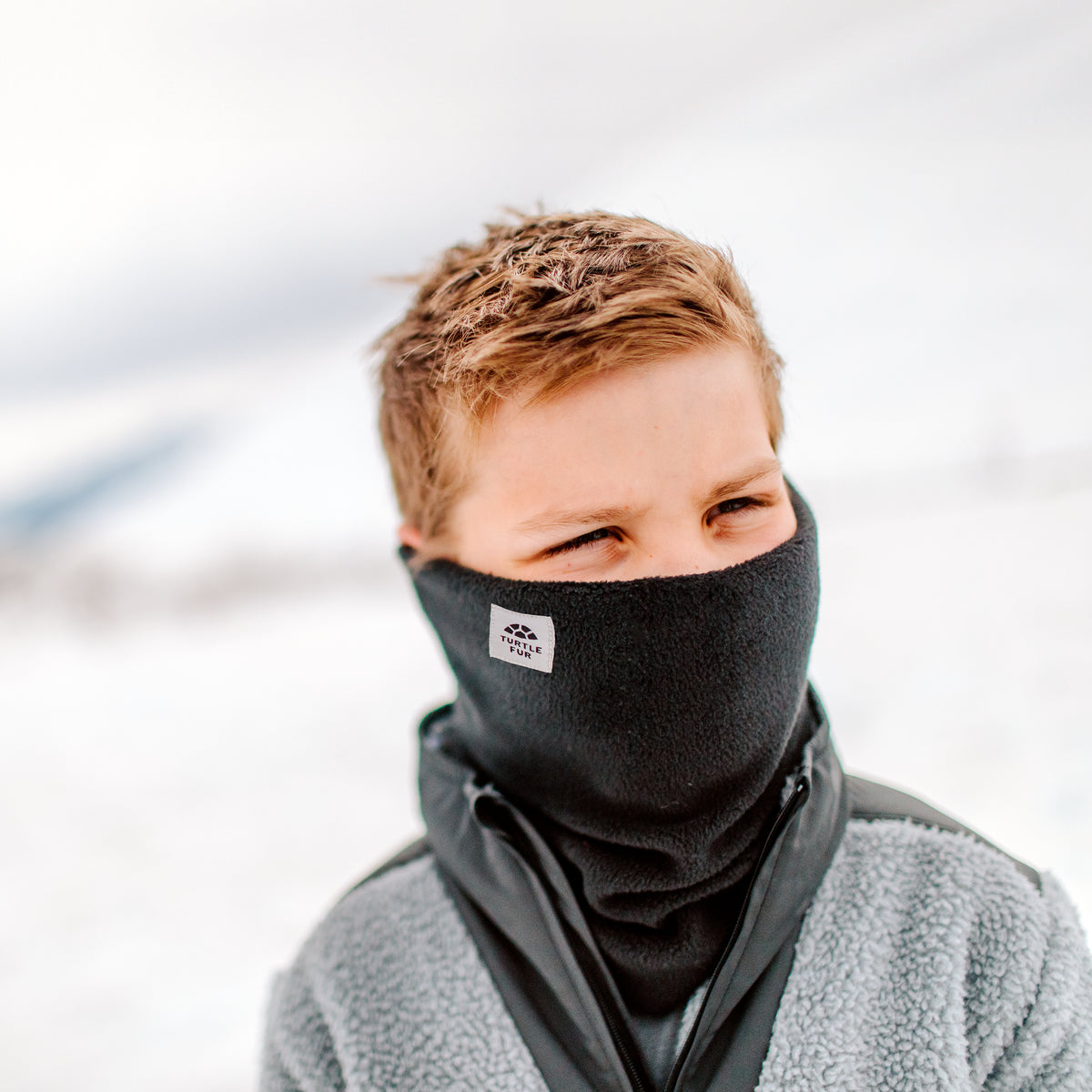 Youth Chelonia 150 Fleece Neck Warmer / Color-Royal Purple