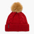 Youth Lizzy Faux Fur Pom / Color-Red
