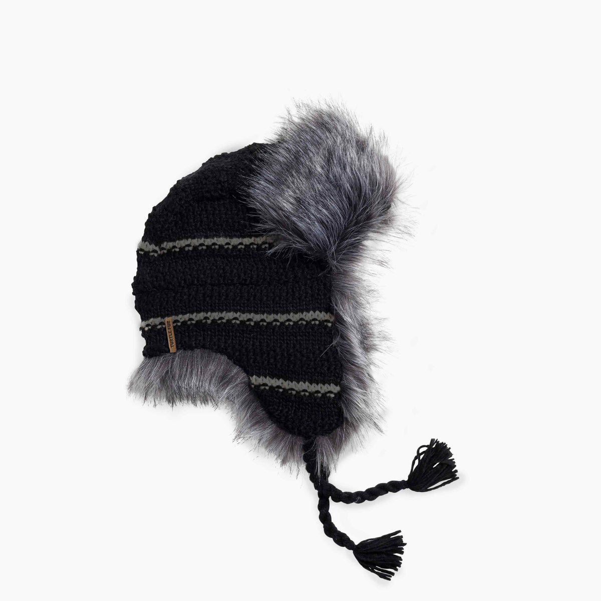 Wool Ewan Earflap / Color-Black