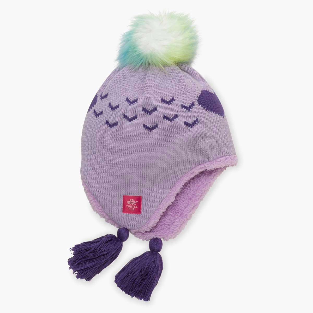 Toddler Sophie Faux Fur Pom / Color-Iris
