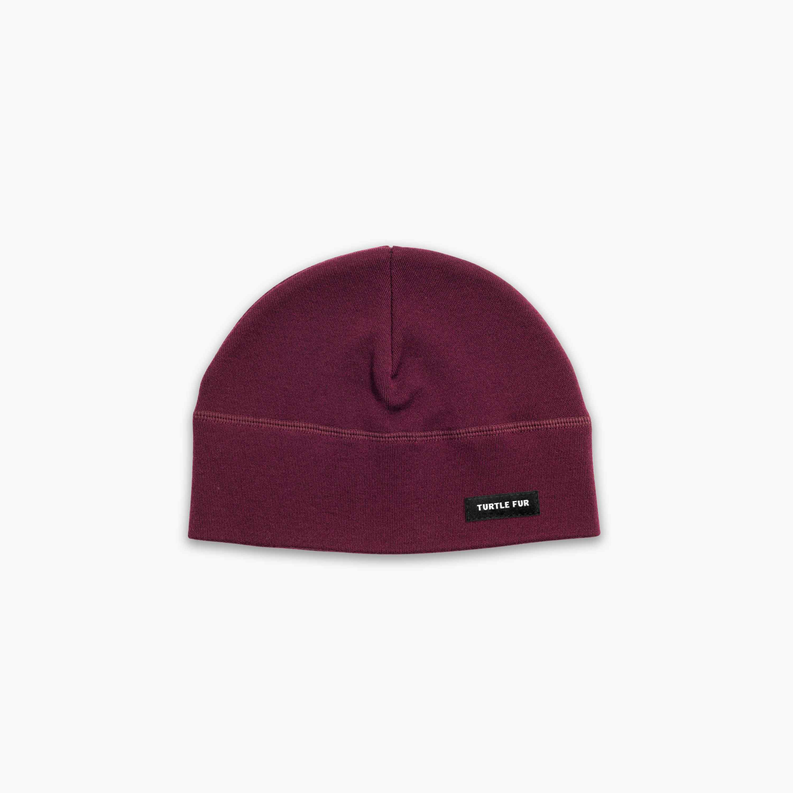 Carefree Merino Wool Beanie / Color-Wine