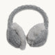 Ear Muffin Faux Fur Lined Earmuffs / Color-Smoke