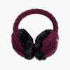 Ear Muffin Faux Fur Lined Earmuffs / Color-Mulberry