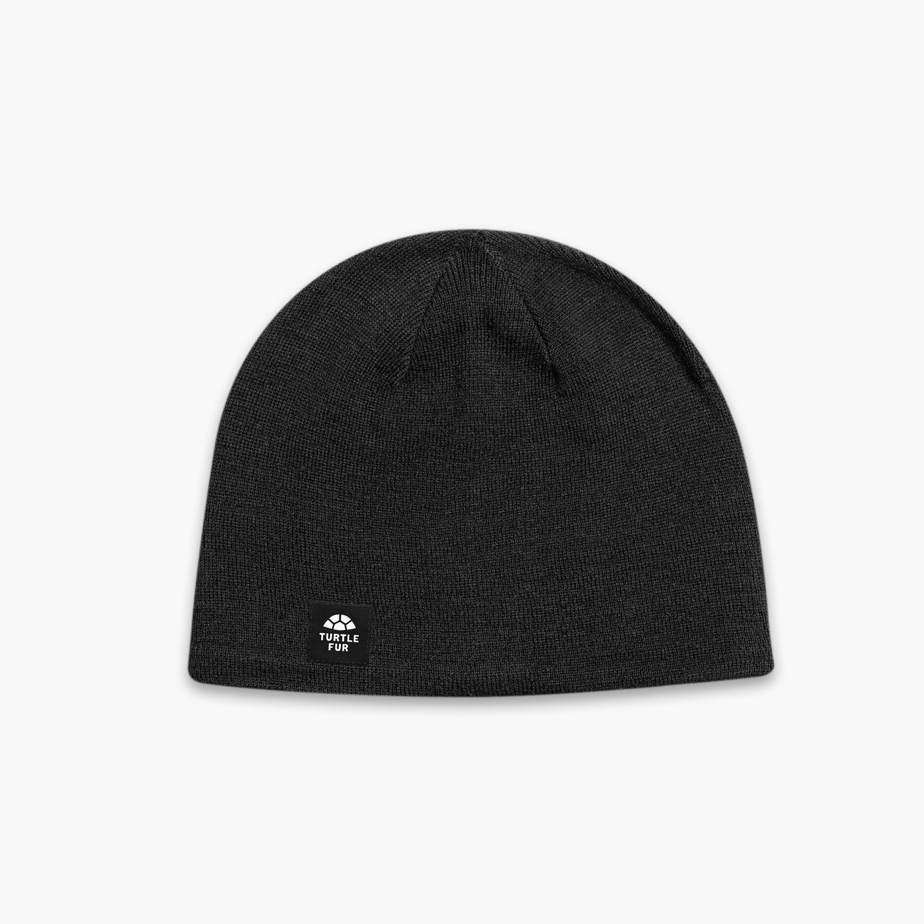 Solid Knit Merino Wool Beanie