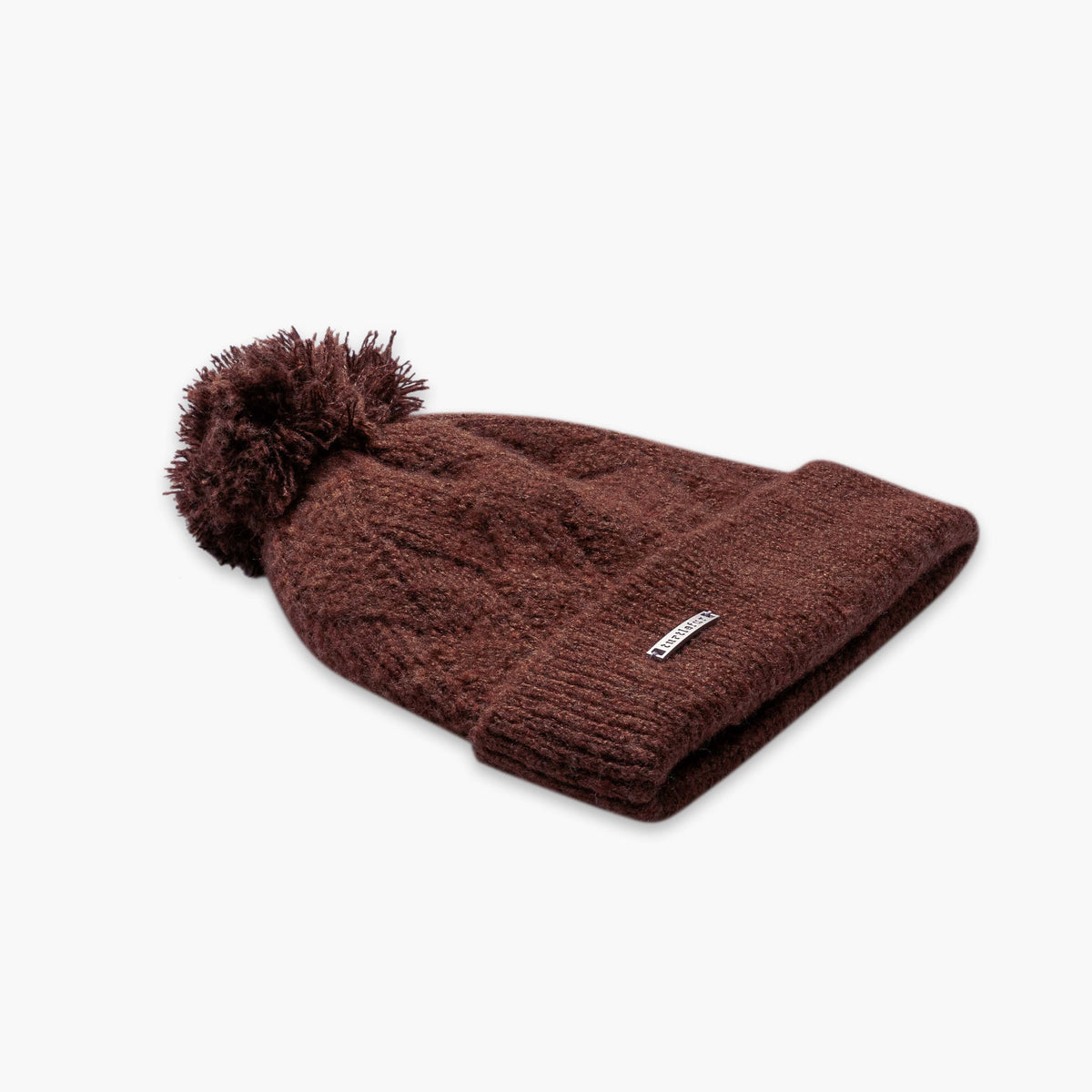 Recycled Victoria Beanie / Color-Brown