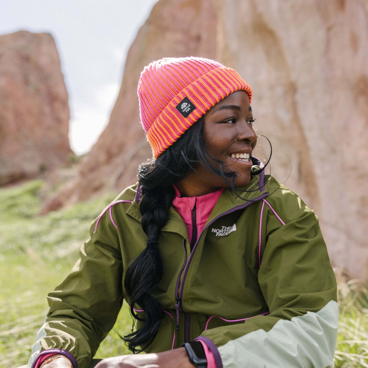 Recycled Sugarshack Watch Cap / Color-Pink