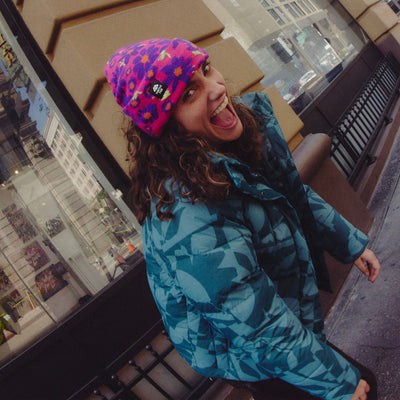 Bouquet Beanie / Color-Fuchsia