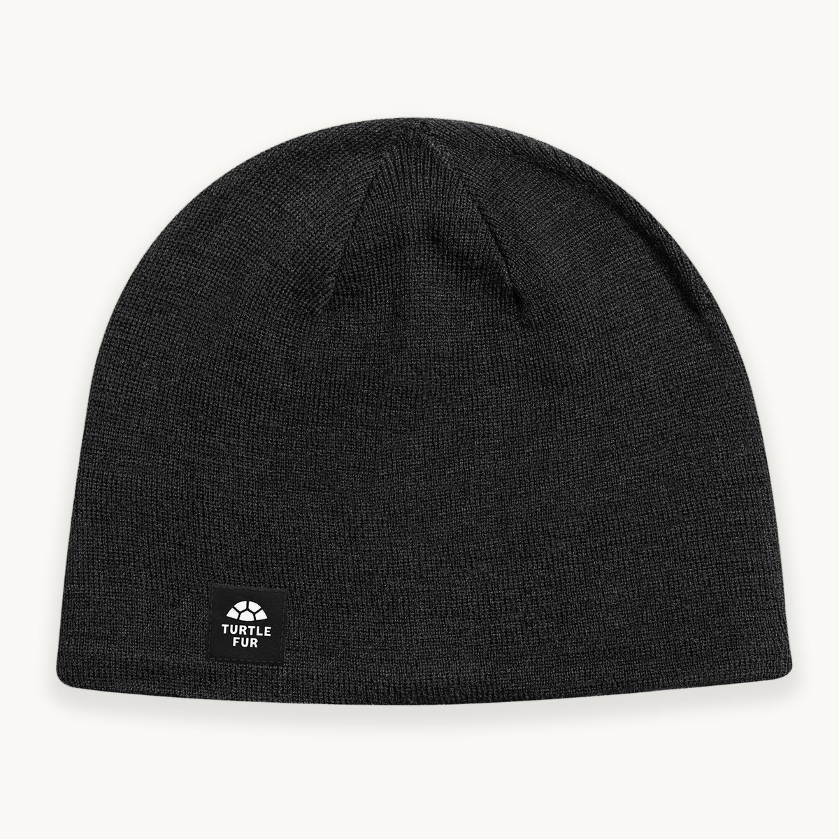 Solid Knit Beanie / Color-Black
