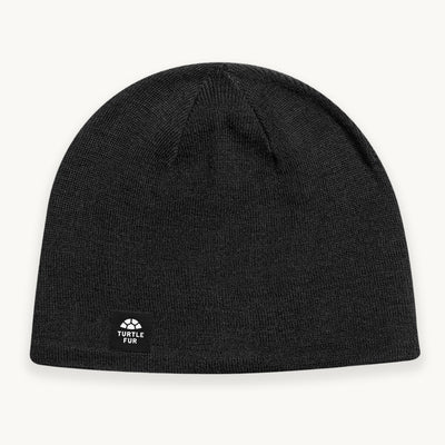 Solid Knit Beanie / Color-Black