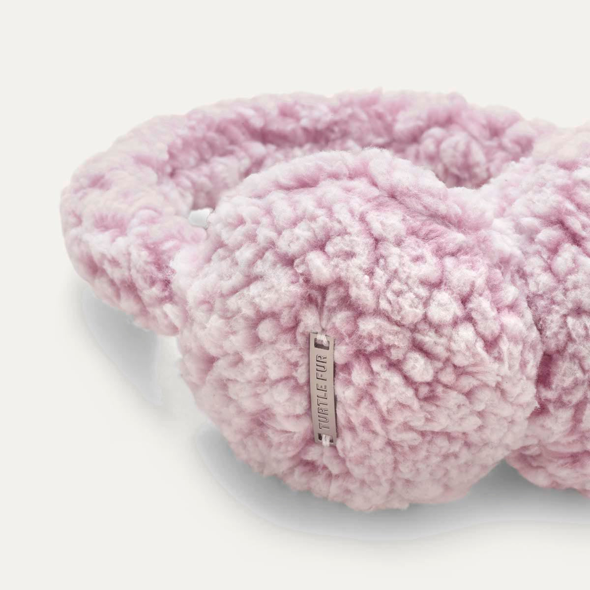 Recycled Comfort Lush Whiteout Ear Muffs / Color-Dusty Rose