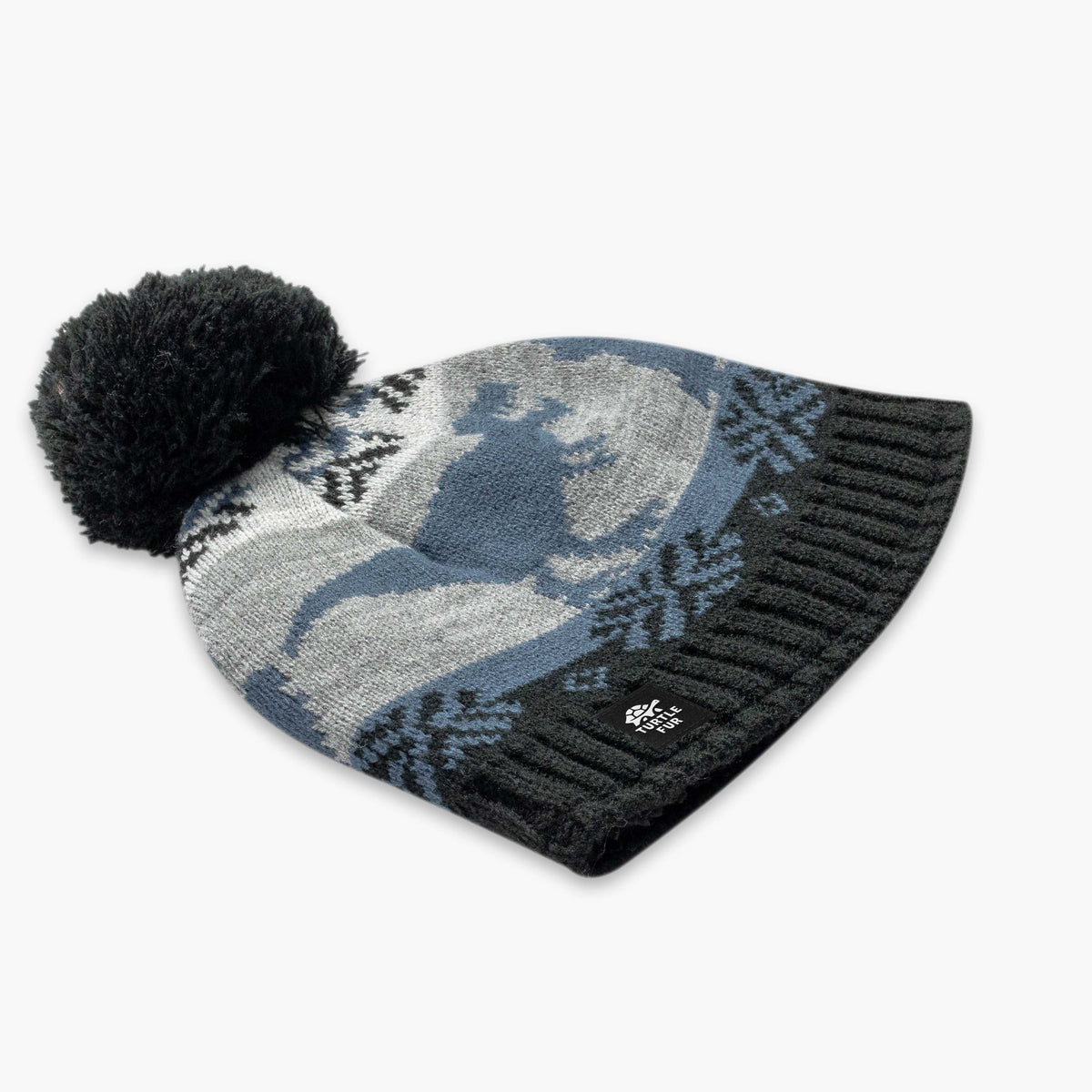 Kids Nordic Dino Beanie / Color-Black