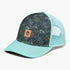 Trail Blazer Trucker Hat / Color-Caribbean Flower