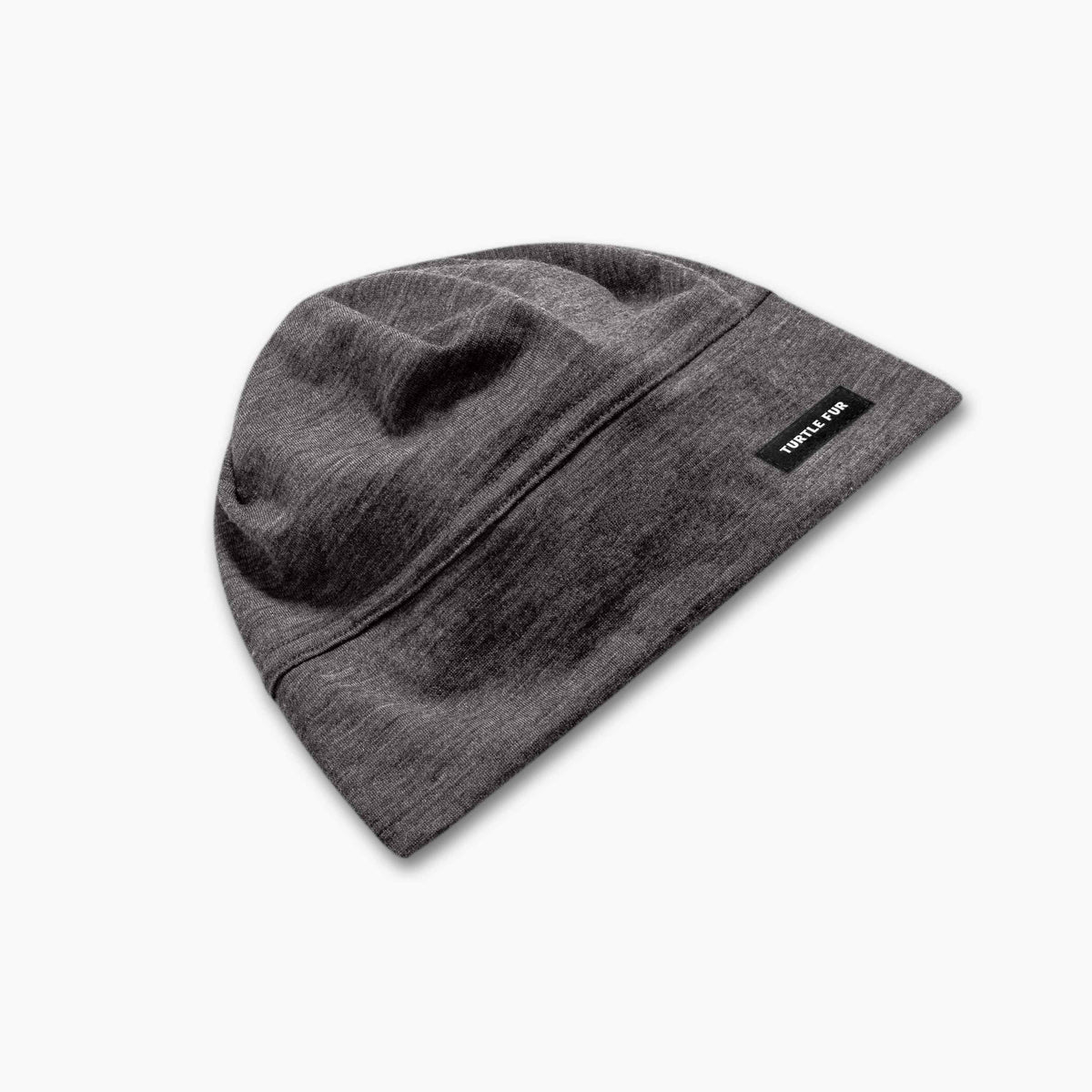 Carefree Superfine Merino Wool Beanie / Color-Charcoal