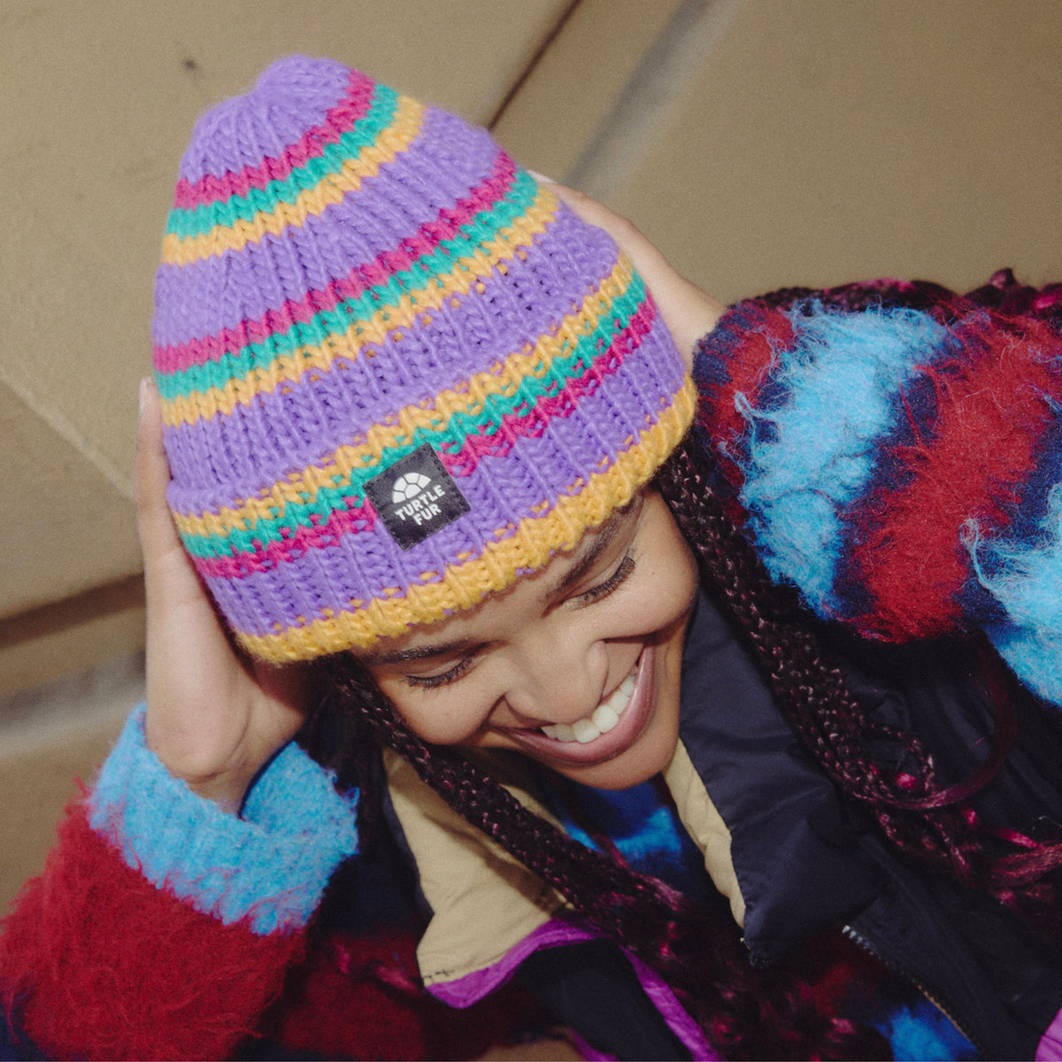 Cosmo Beanie / Color-Purple
