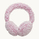 Recycled Comfort Lush Whiteout Ear Muffs / Color-Dusty Rose