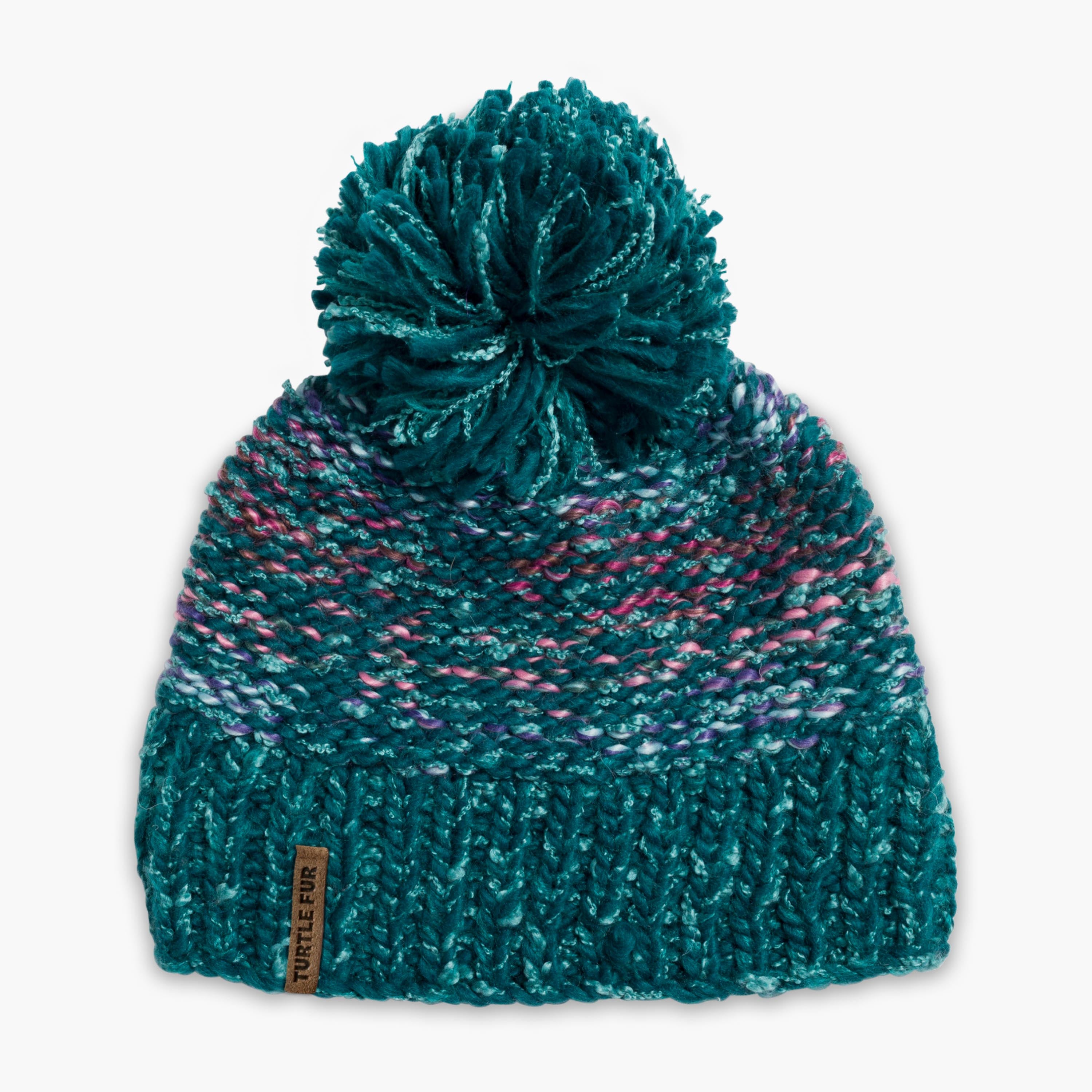 Firefly Women's Chunky Knit Pom Beanie – Turtle Fur®