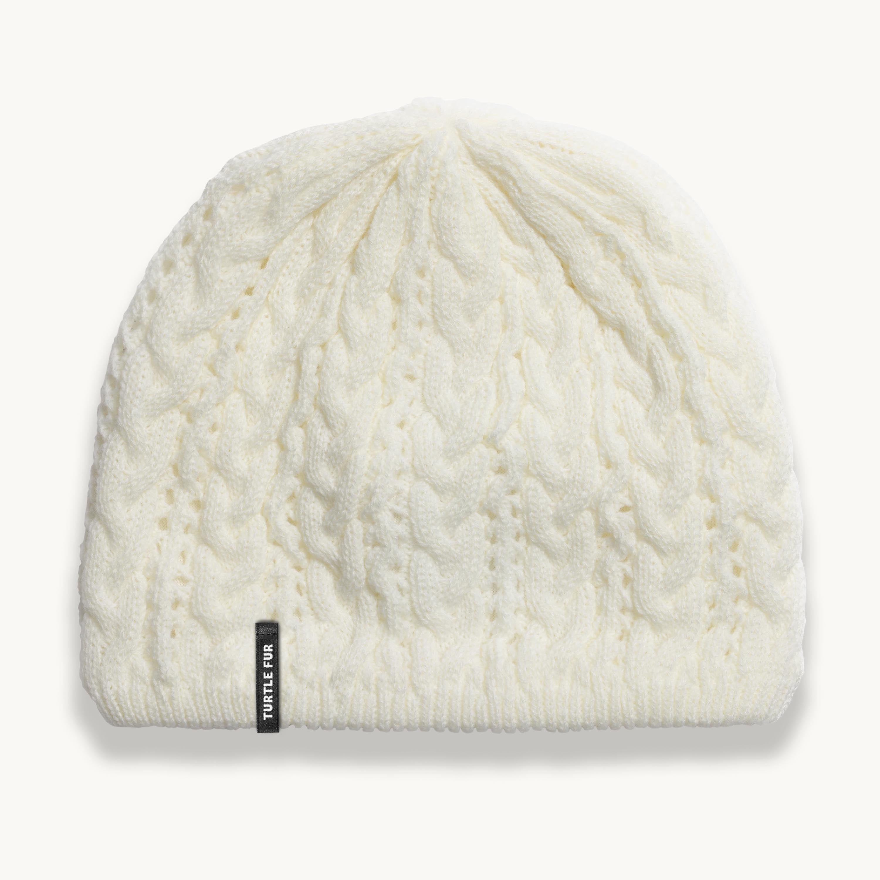 ヘアアクセサリー theredthread S fuzzy knit beanie / white Zelda Women's Fleece Lined Knit Winter Hat – Turtle Fur®