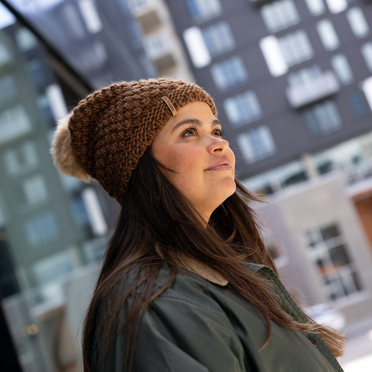 Snowfall Faux Fur Pom Beanie – Turtle Fur®