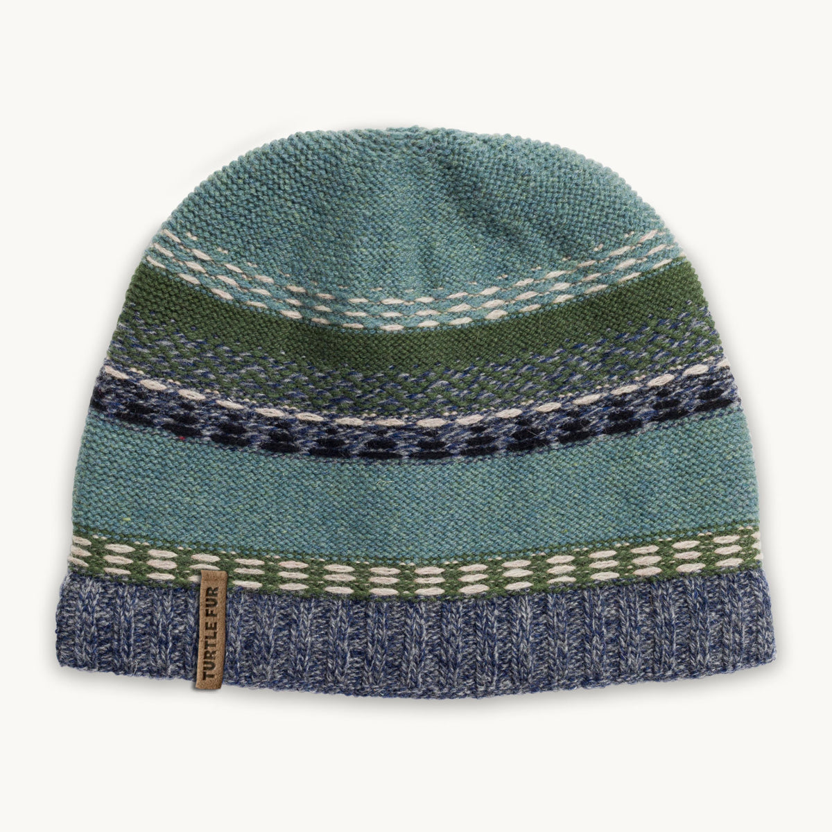 Lambswool Damon Beanie / Color-Evergreen