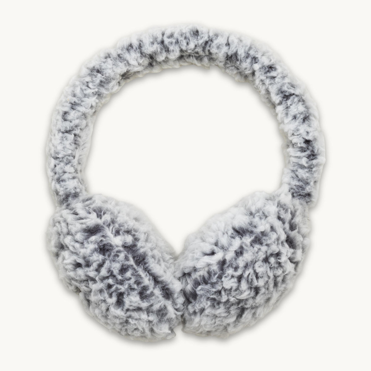 Recycled Comfort Lush Whiteout Ear Muffs / Color-Graphite