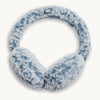 Recycled Comfort Lush Whiteout Ear Muffs / Color-Smoke Blue