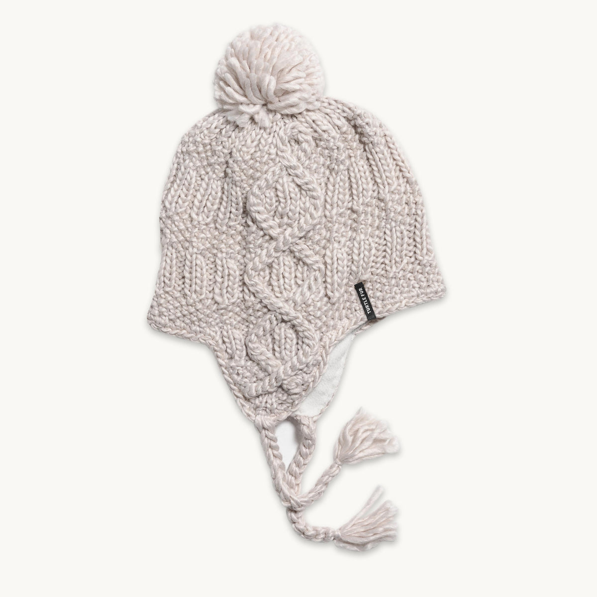 Gianna Pom Earflap / Color-Natural