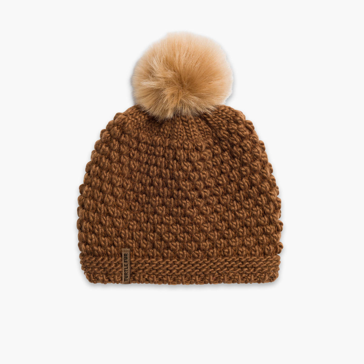 Snowfall Faux Fur Pom / Color-Camel