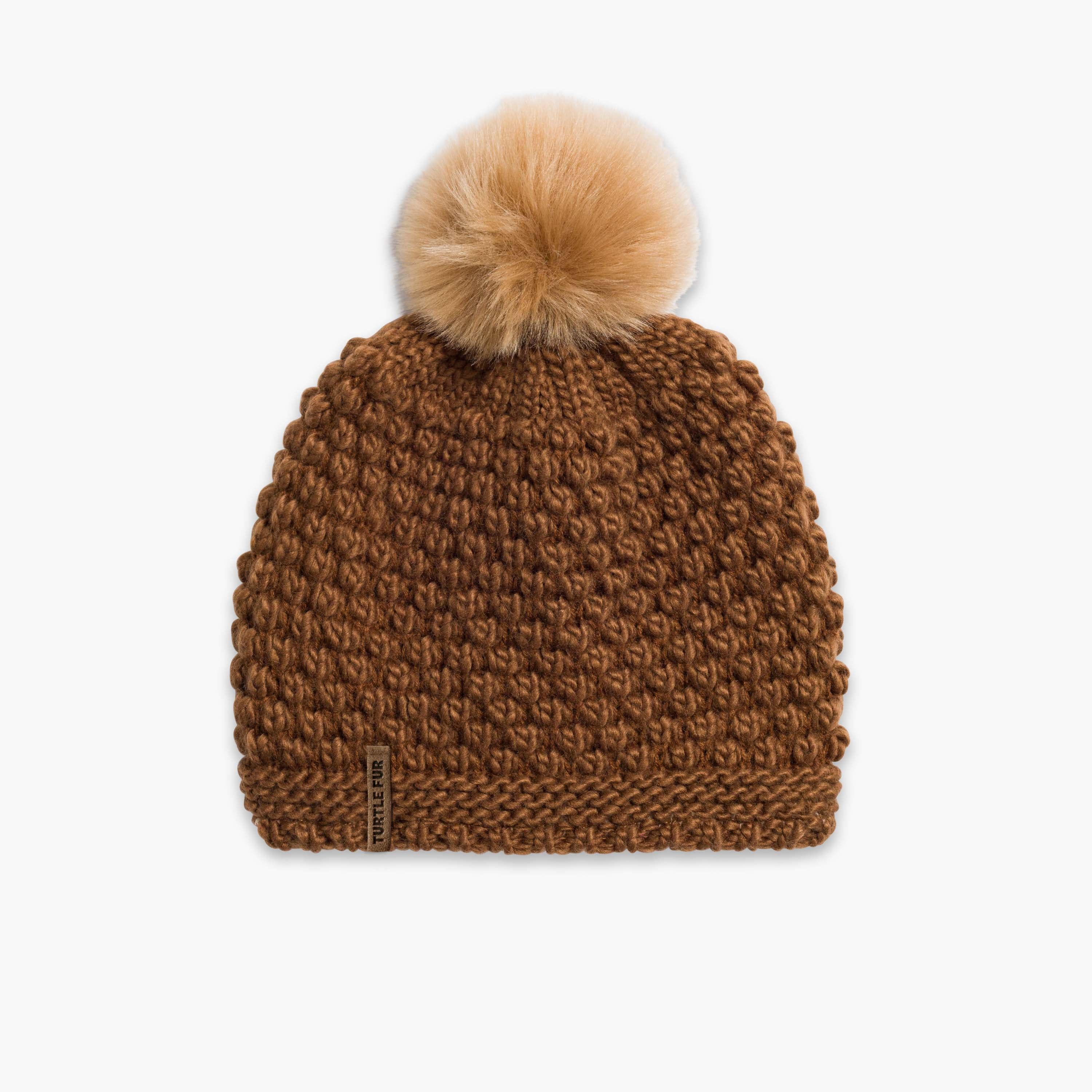 Snowfall Faux Fur Pom / Color-Camel