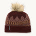 Recycled Ellen Beanie / Color-Garnet