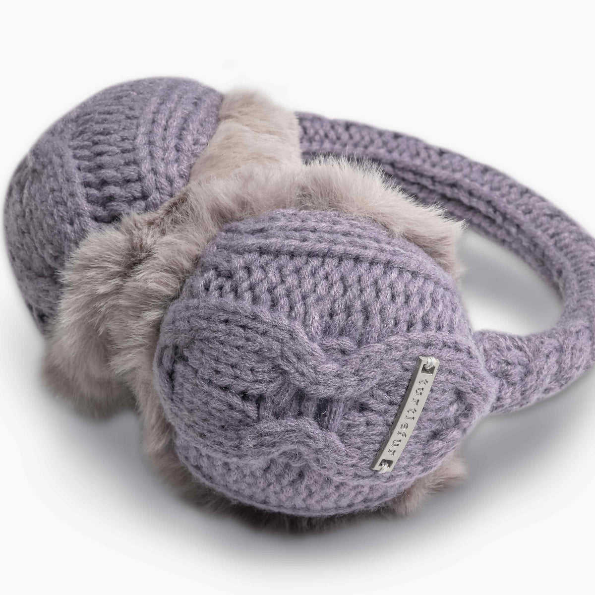 Ear Muffin Faux Fur Lined Earmuffs / Color-Iris