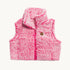 Comfort Lush Cropped Fleece Vest / Color-Luscious Pink