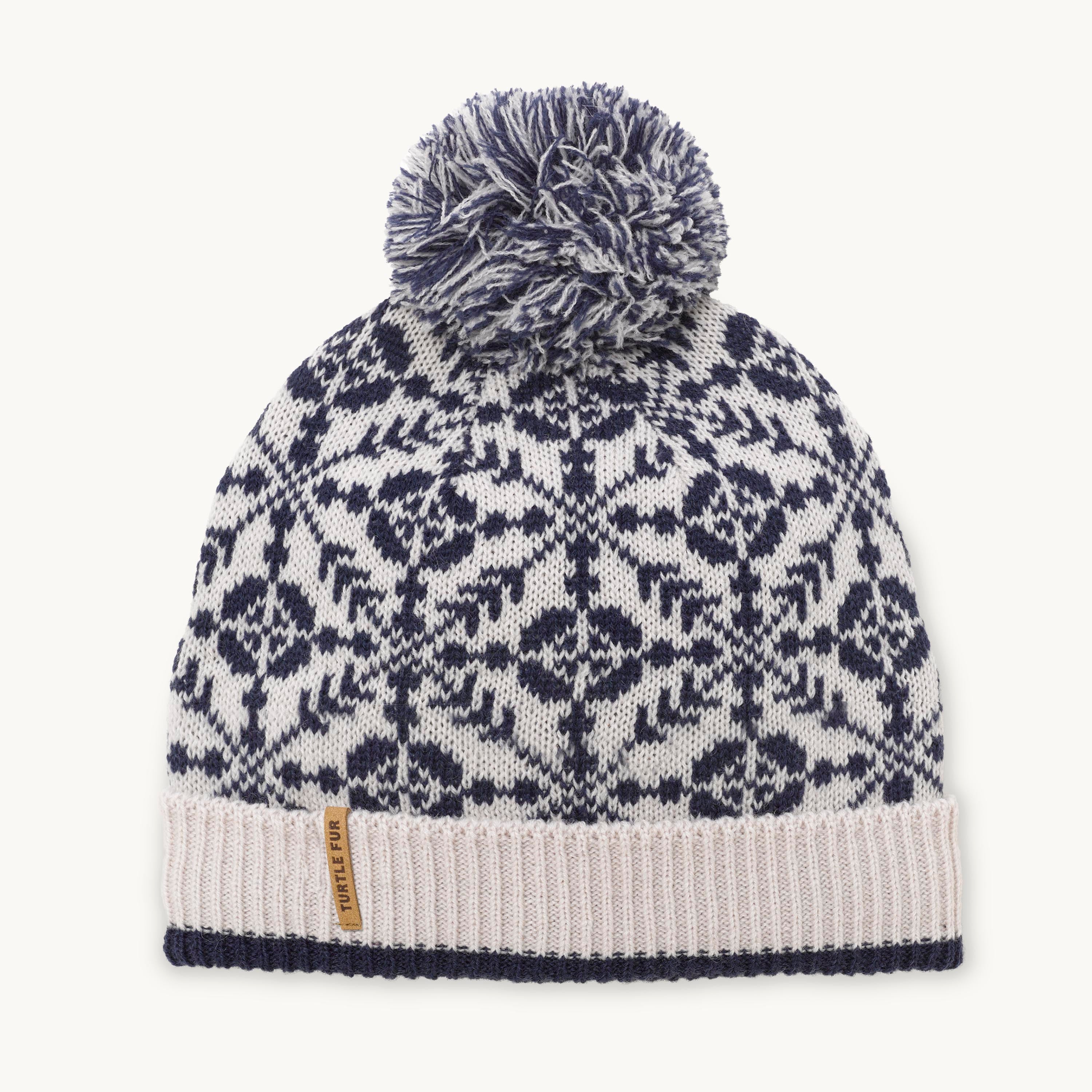 Ida Merino Wool Cuff Pom Winter Beanie – Turtle Fur®