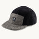 Printed Fleece Art 5 Panel Hat / Color-Black