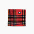 Kids Playful Prints Fleece Neck Warmer / Color-Red Plaid