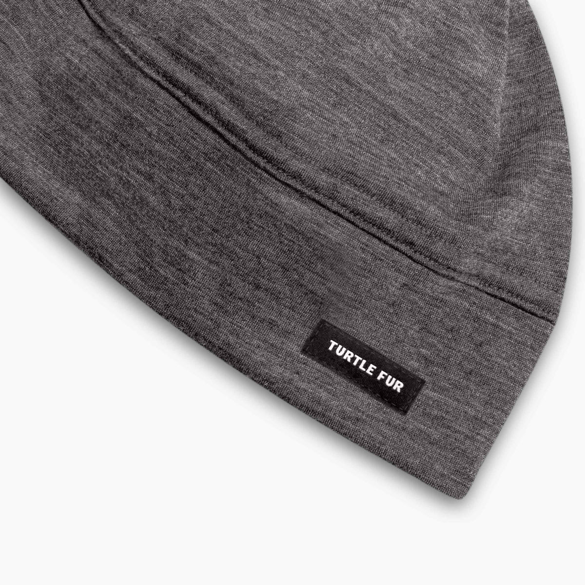 Carefree Superfine Merino Wool Beanie / Color-Charcoal