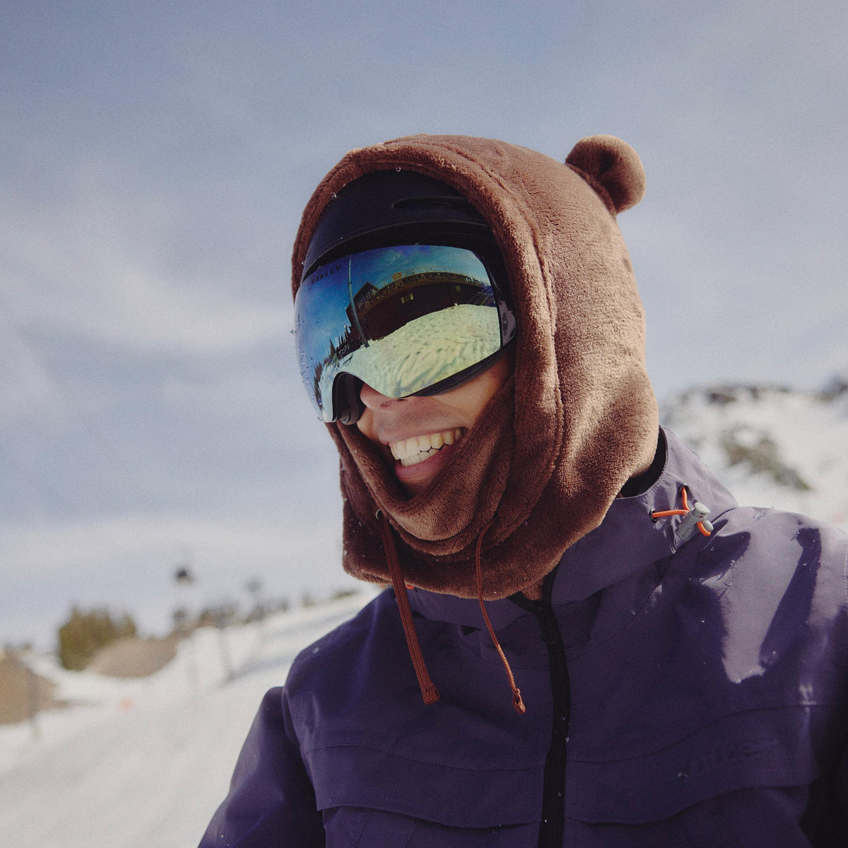 Comfort Plush Bear Overhood / Color-Cream