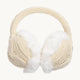Ear Muffin Faux Fur Lined Earmuffs / Color-Ivory