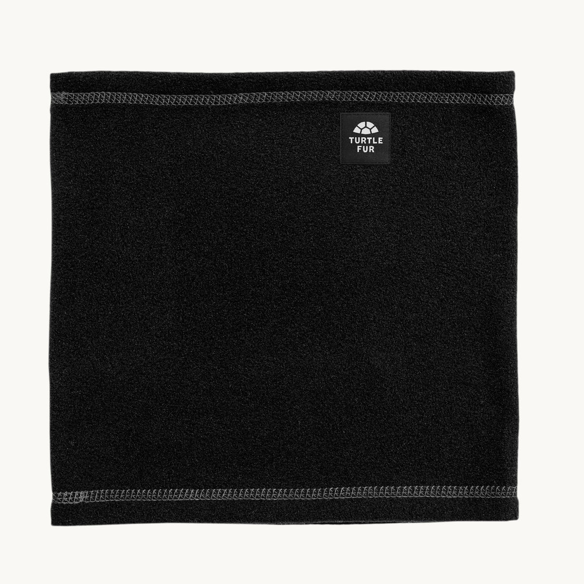 Micro Fur Fleece Single-Layer Neck Warmer / Color-Black