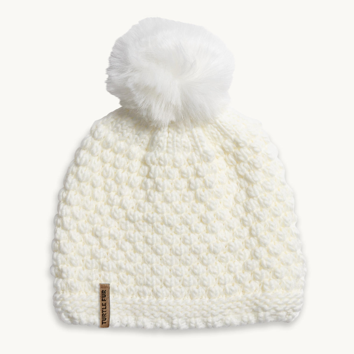 Snowfall Faux Fur Pom / Color-White