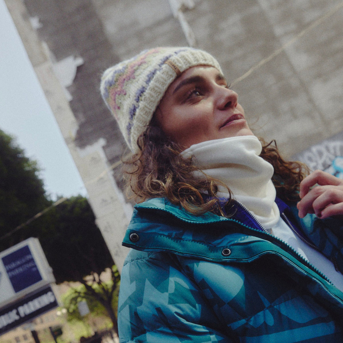 Talia Beanie / Color-White