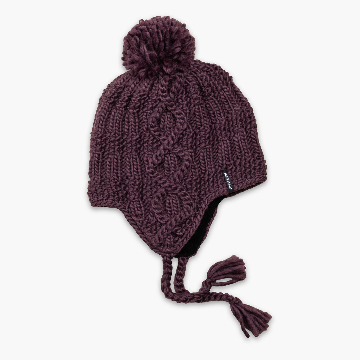Gianna Pom Earflap / Color-Amethyst