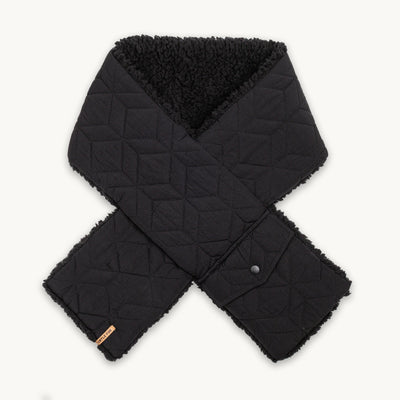 Snowflake Loop Scarf with Comfort Lush / Color-Black