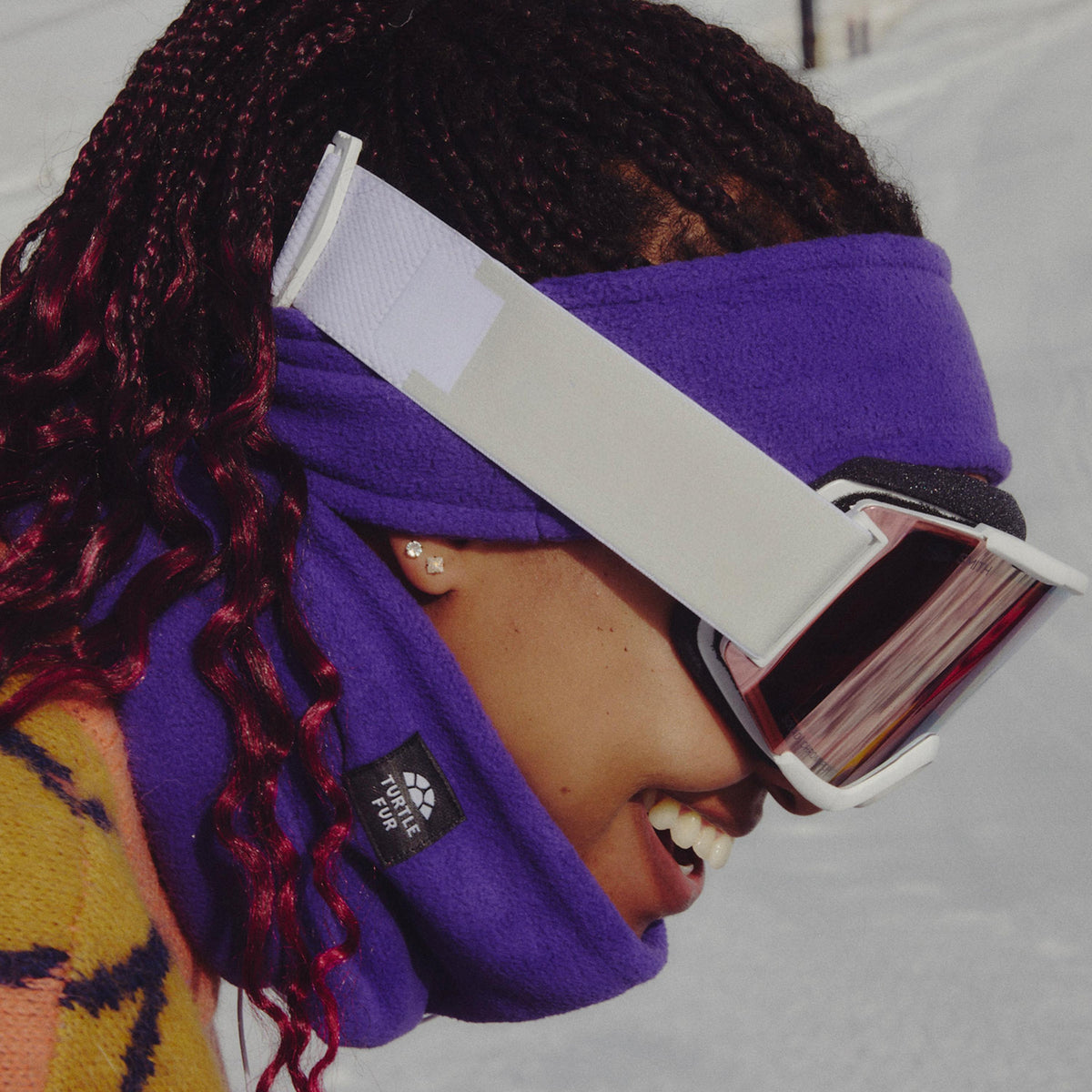 Chelonia 150 Fleece Neck Warmer / Color-Amethyst