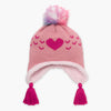Toddler Sophie Faux Fur Pom / Color-Pink