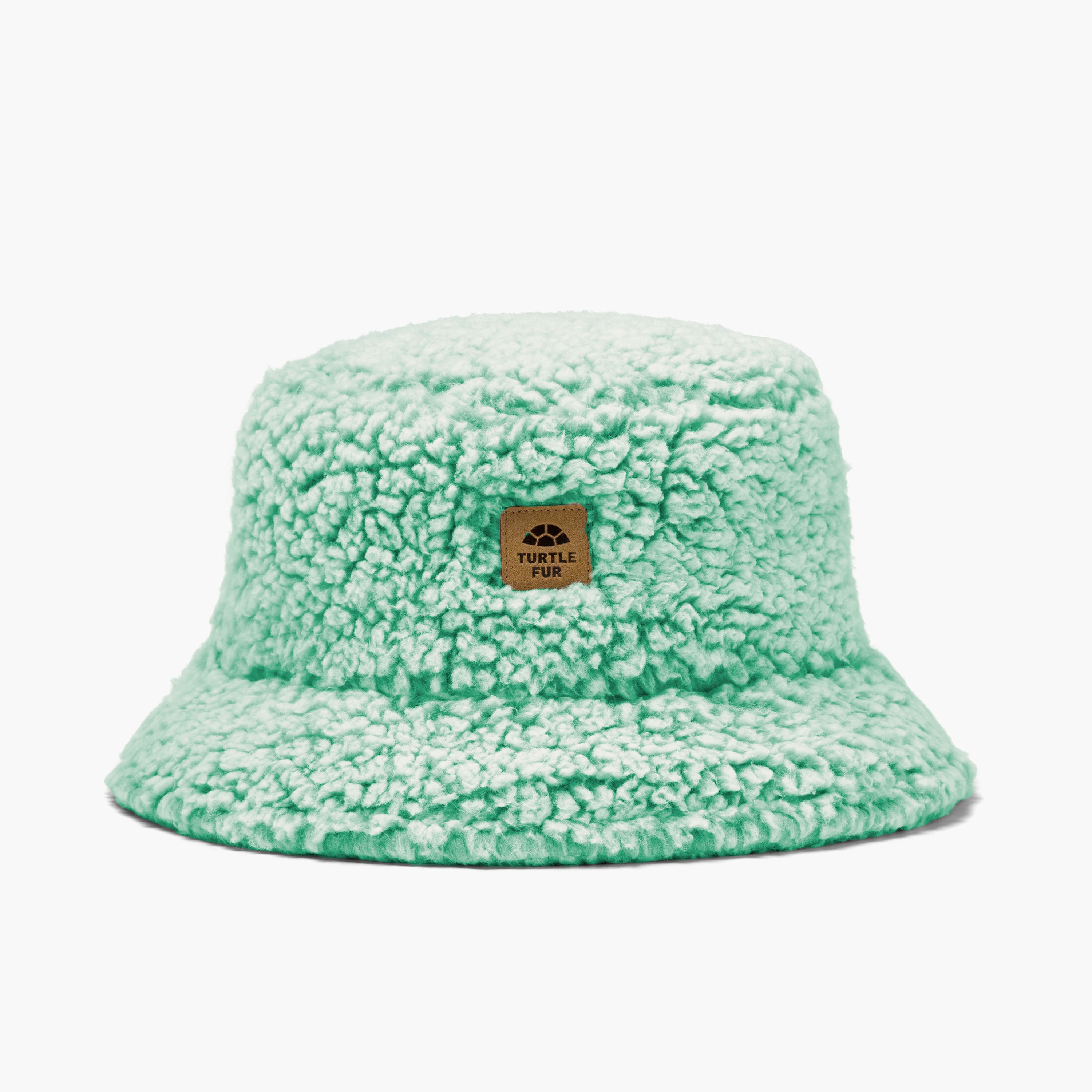 Reversible Recycled Polyester Bucket Hats Turtle Fur